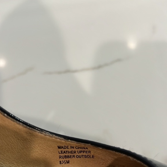 Michael Kors Patent Leather Peep Toe Woven Wedge Heel Shoes - Picture 4 of 12